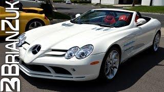 White Mercedes SLR McLaren Roadster