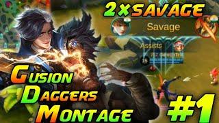 GUSION DAGGERS MONTAGE #1 | GamEnTrix | MOBILE LEGENDS