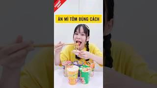 ỐP LA tiết lộ cách ăn MÌ TÔM ngon BẤT NGỜ Ăn MÌ TÔM đúng cách  #lioleoshorts #shorts