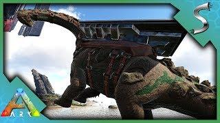 TITANOSAURUS TAMING WITH QUETZ GUNSHIP! THE RISE & FALL OF DAVE! - Ark: Survival Evolved [S4E100]