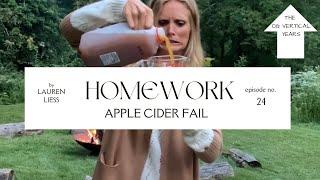 Homework #24 Fizzy apple cider FUNNY FAIL