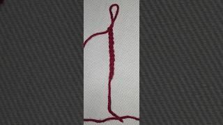 HOW TO CROCHET A CHAIN | BASIC CROCHET #diy #crochet #knitting #shortvideo