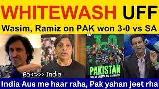 Wasim Akram latest on Pakistan whitewash SA 3 ODIs | Pakistani Reaction, Ramiz Speaks, Shoaib Akhtar