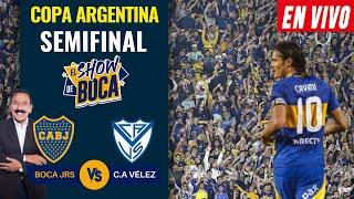 BOCA JUNIORS vs VÉLEZ SARSFIELD EN VIVO con ROBERTO LETO desde CÓRDOBA - Relato CALIENTE