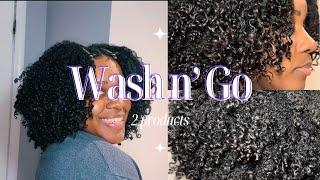 WASH N’ GO | FULL WASH DAY ROUTINE | LOW POROSITY HAIR | NATURAL HAIR