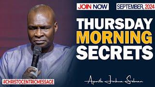 FRIDAY SECRETS, 20TH SEPTEMBER 2024 - Apostle Joshua Selman Commanding Your Morning