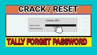 How to Reset forget Tally Password | 4 easy steps to recover Tally Admin Password