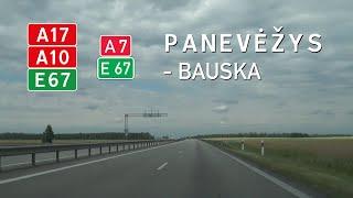 [LT][LV] A17+A10+A7 Panevėžys-Bauska (Via Baltica)