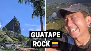 CLIMBING THE ROCK OF GUATAPE COLOMBIA | El Peñón de Guatapé Rock