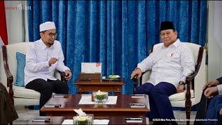 Presiden Prabowo Terima Ustaz Adi Hidayat, Kantor Presiden, 21 Maret 2025