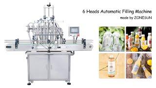 How To Use The 6 Heads Automatic Filling Machine