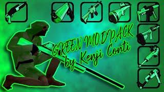 [SA:MP] #5 Green Modpack , [Weapon Pack] , Effects , Green Radar Map , Interface , Skin , Crosshair