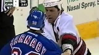 Matt Barnaby vs Rod Brind'Amour Oct 9, 2002