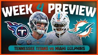 Tennessee Titans Vs Miami Dolphins Week 4 Preview!