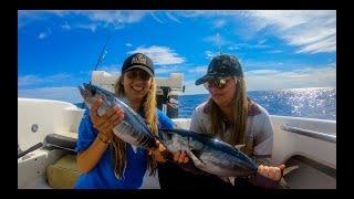 Fishing two rocks western Australia | Daughters catch their first Tuna.