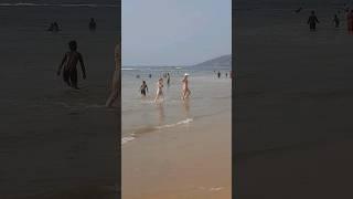 #shorts Russian girl in goa beach ️️️  #viral #russiangirl #goa #beach