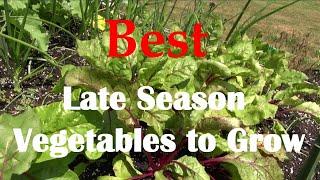 Best Late season Vegetable to Grow