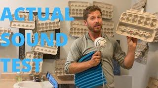 How Cheap Egg Cartons Actually Work For Sound Deadening!