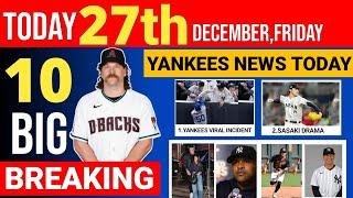 Today's Morning News New York Yankees/27th December 2024/Yankees New Trade To Tigers/Yankees News