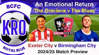 Birmingham City v Exeter City (A) 2024/25 Pre-Match Analysis; Key Players, Stats, Line Ups #191