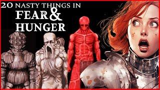 Top 20 NASTY Things in FEAR & HUNGER  #fearandhunger #fearandhungerlore