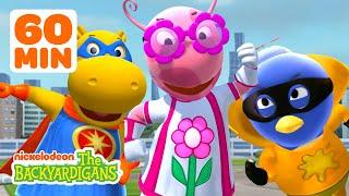 Super Uniqua Rescues the City & Pablo Saves Earth! w/ Tasha | 1 Hour Compilation | The Backyardigans