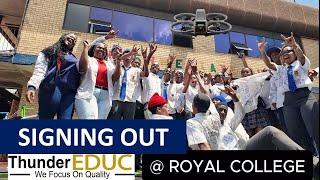 MATRIC STUDENTS SIGNING OUT 2024 GRADE 12 STUDENTS SIGNING OUT 2024  THUNDEREDUC: ROYAL COLLEGE