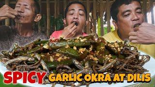 SPICY GARLIC OKRA at DILIS #cookingideas by @VLOGNIRANDY panibagong solid na recipe sa okra!