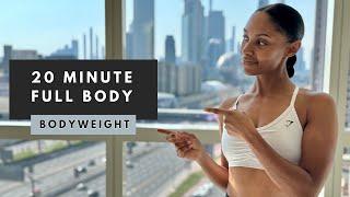 20min Full Body Workout - BODYWEIGHT | Get Fit & Strong