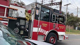 Bridgeport, CT Engine 3 responding to Fireboat 233 for a vessel in distress