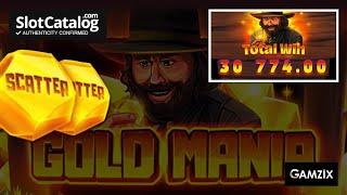 Epic win. Gold Mania slot from Gamzix