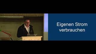 Marc Allenbach: Verbrauch von Eigenstrom in der Praxis