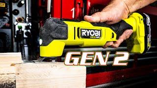 MORE POWER!! RYOBI Gen 2 18V One+ HP Multi Tool Review [PBLMT51B]