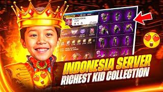 ₹1 Crore Collection  Free Fire Indonesia Richest Kid ID