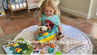 Reborn Autumn’s morning routine/Pumpkin Doodle Babies