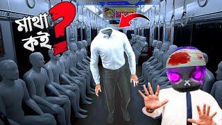 Stuck On A Japanese Horror Train | Can MR TRIPLE R Escape Platform 8  Secret Ending