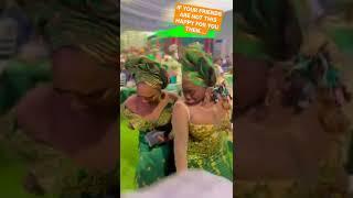 Chioma Akipotha, Uche Jumbo and Ini Edo take over the dance at Rita tominic Wedding #shorts