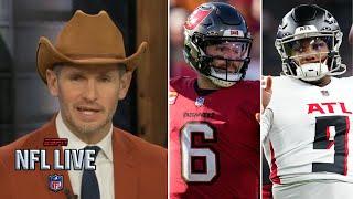 NFL LIVE | "Baker Mayfield will sabotage Michael Penix Jr.'s return"- Dan O on Buccaneers vs Falcons