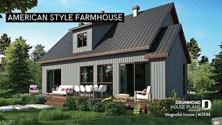 Best Cottage with a country home look by Drummond House Plans by ( plan 3988 )