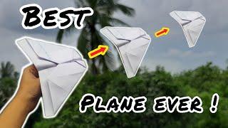 Best paper plane ever !  Easy paper craft ideas | #craft #paperfly #paperplane