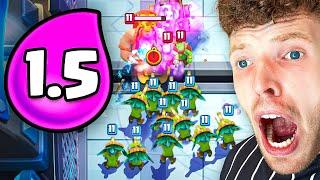 ICH SPIELE 1.5 ELIXIER DART GOBLIN CYCLE... (4 Karten Modus) | Clash Royale Deutsch