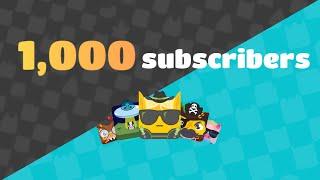 1,000 SUBSCRIBERS!