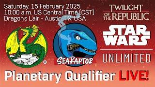  Star Wars Unlimited  Planetary Qualifier LIVE @ Dragon's Lair in Austin, TX!