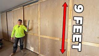 Building MASSIVE Sliding Doors | DIY Track System