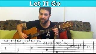 Fingerstyle Tutorial: Let It Go [**Complete & Accurate**] - Guitar Lesson w/ TAB