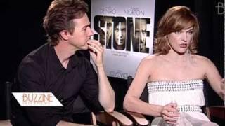 Stone: Edward Norton and Milla Jovovich - Buzzine Interviews