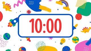 10-Minute Cleanup Timer Countdown Song – Catchy Tunes for Kids Cleanup Count down!