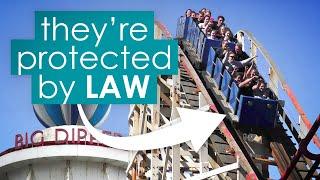 These roller coasters can't legally be demolished