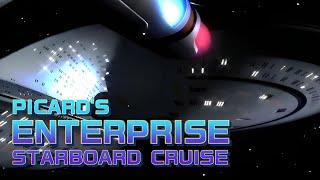 STAR TREK PICARD’S ENTERPRISE Ambient Starboard Cruise @AmbientStarship1701