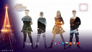 Top 15 (+) | Junior Eurovision Song Contest 2021